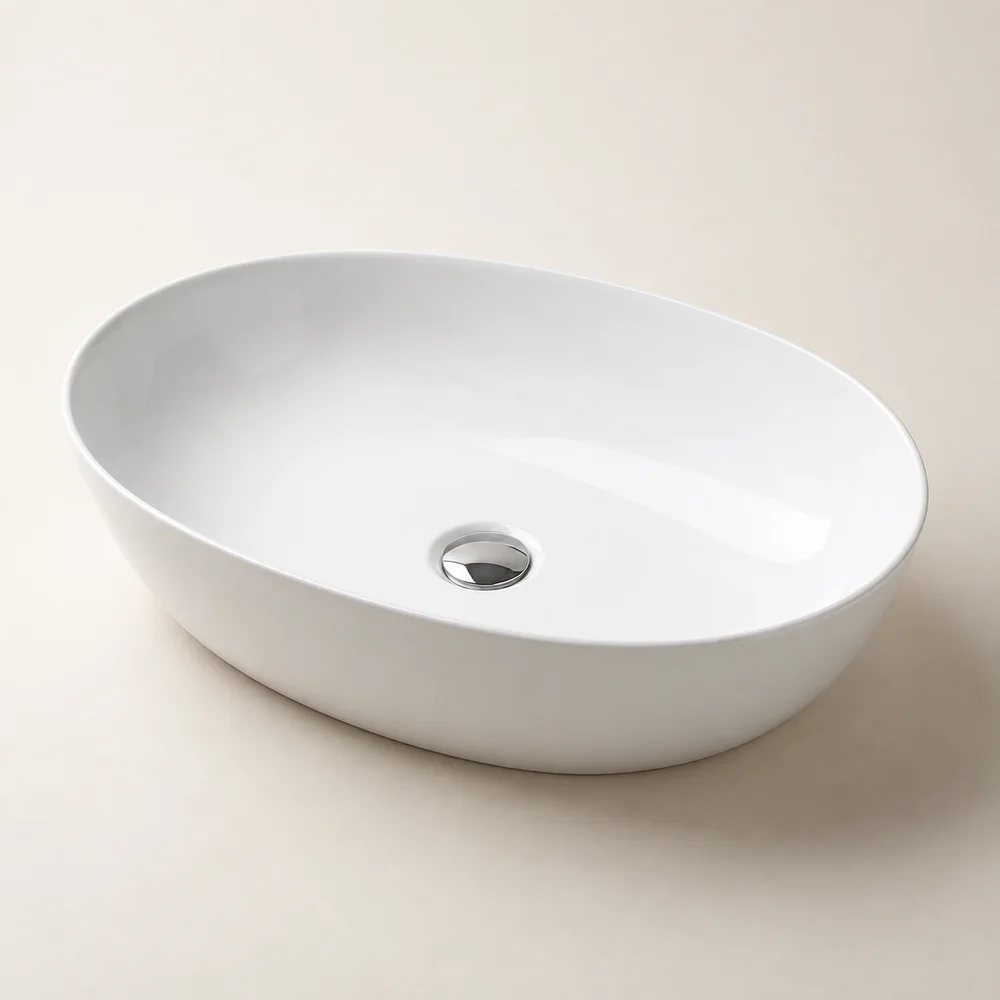 Countertop vessel basin
