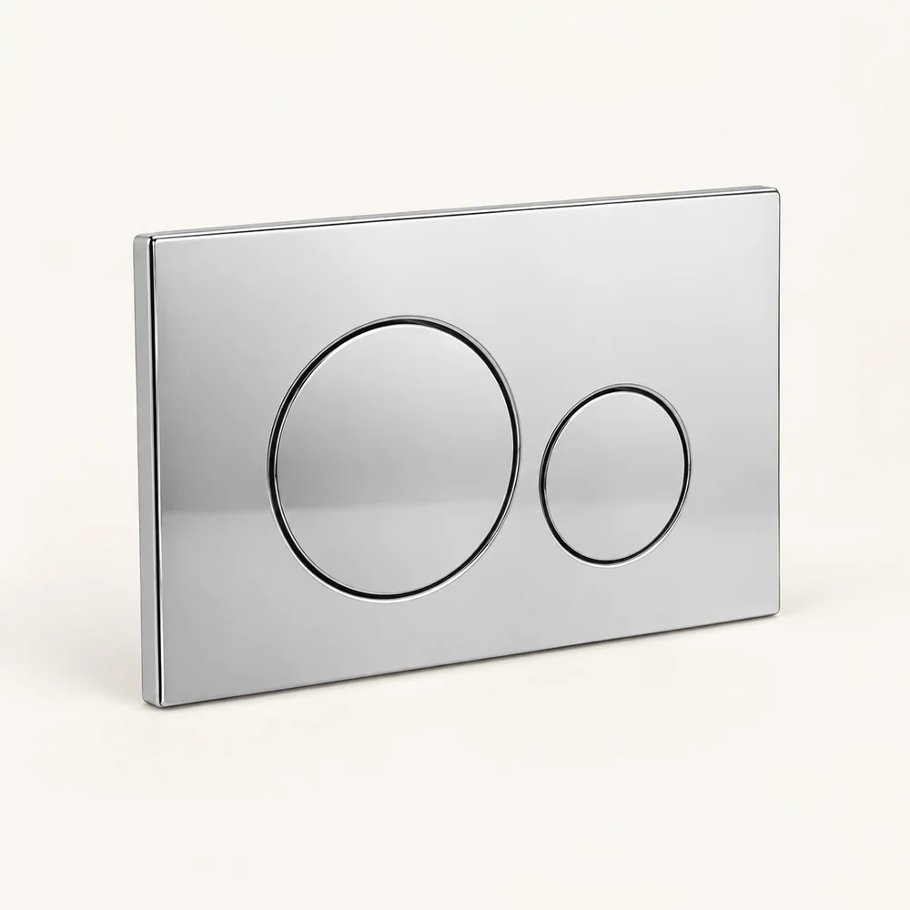Dual-flush wall plate