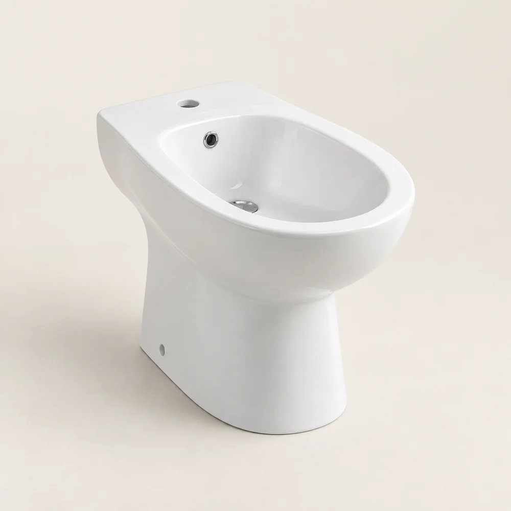 Floor-standing ceramic bidet