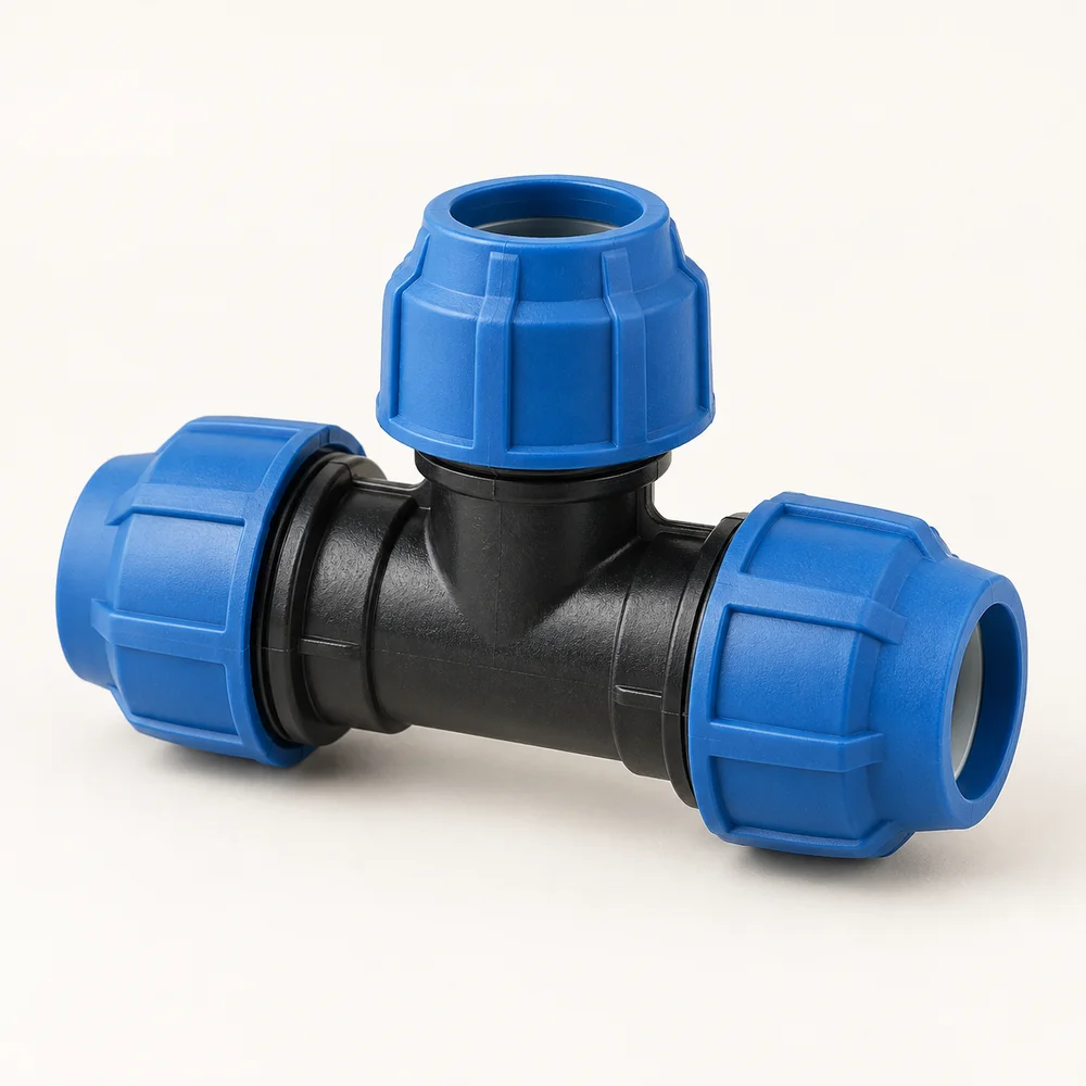 HDPE compression tee