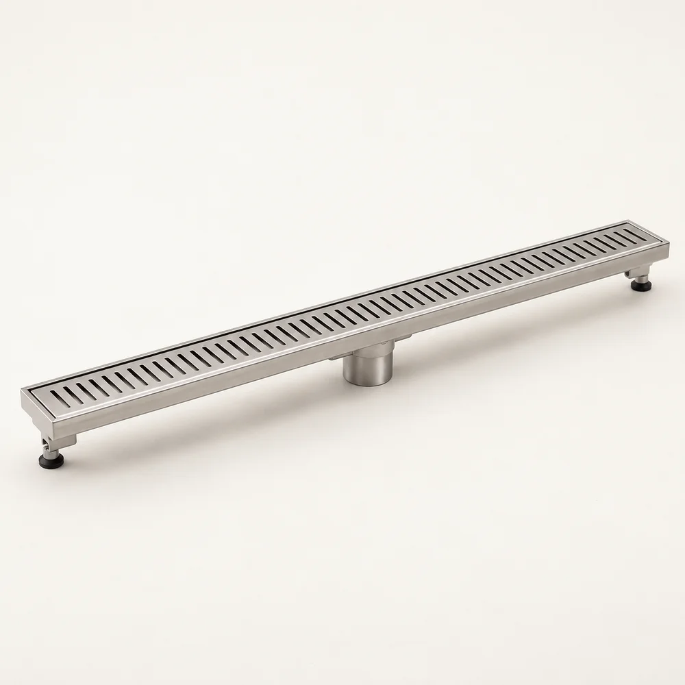 Linear shower channel drain