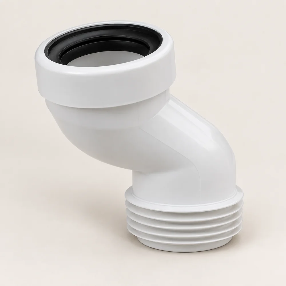 Offset WC pan connector