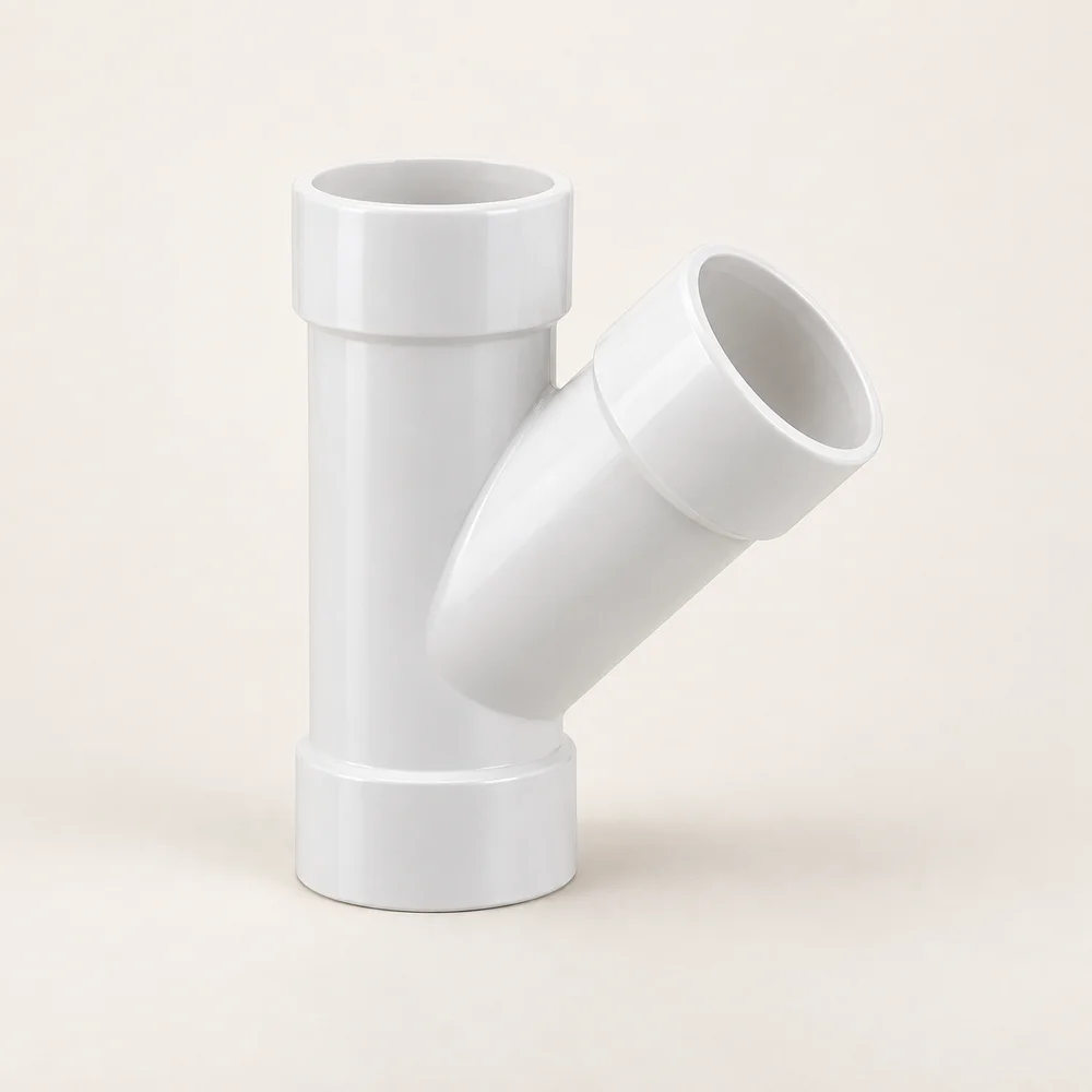 PVC 45° Y-branch