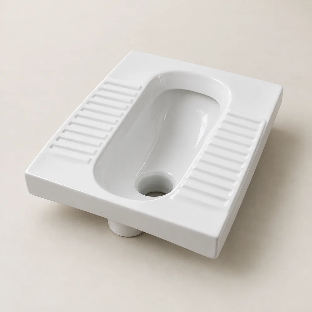 Ceramic squat toilet pan