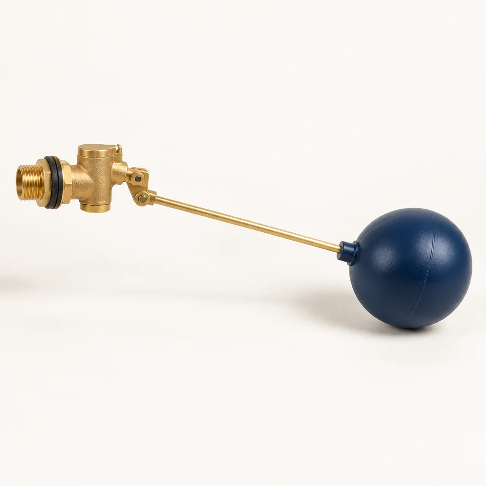 Water tank float valve