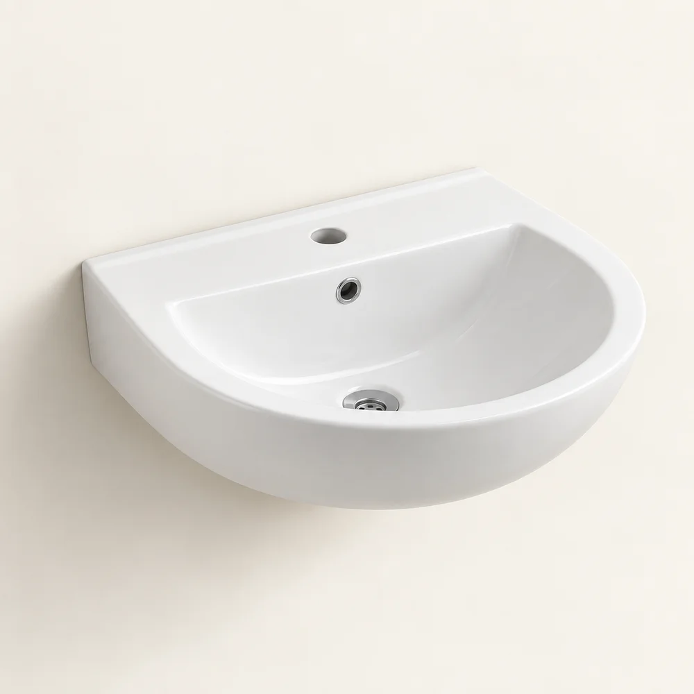 Wall-mounted wash hand basin