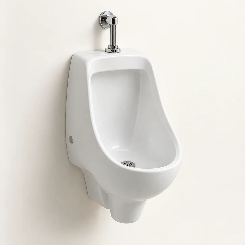 Wall-hung ceramic urinal