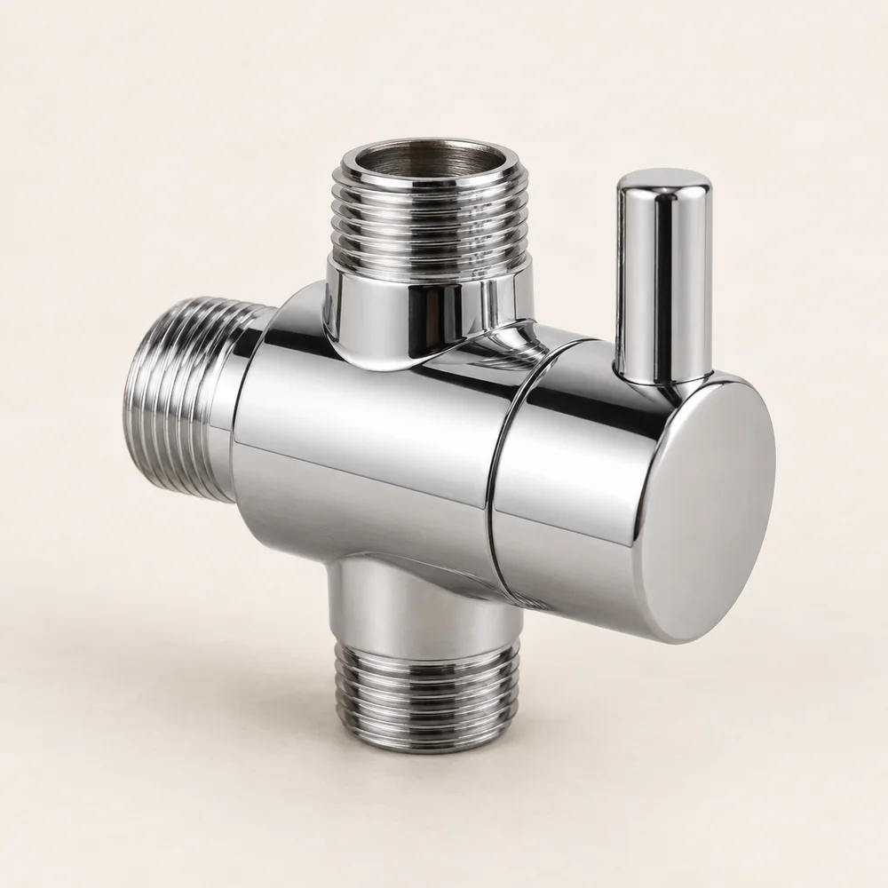 Shower-arm diverter valve