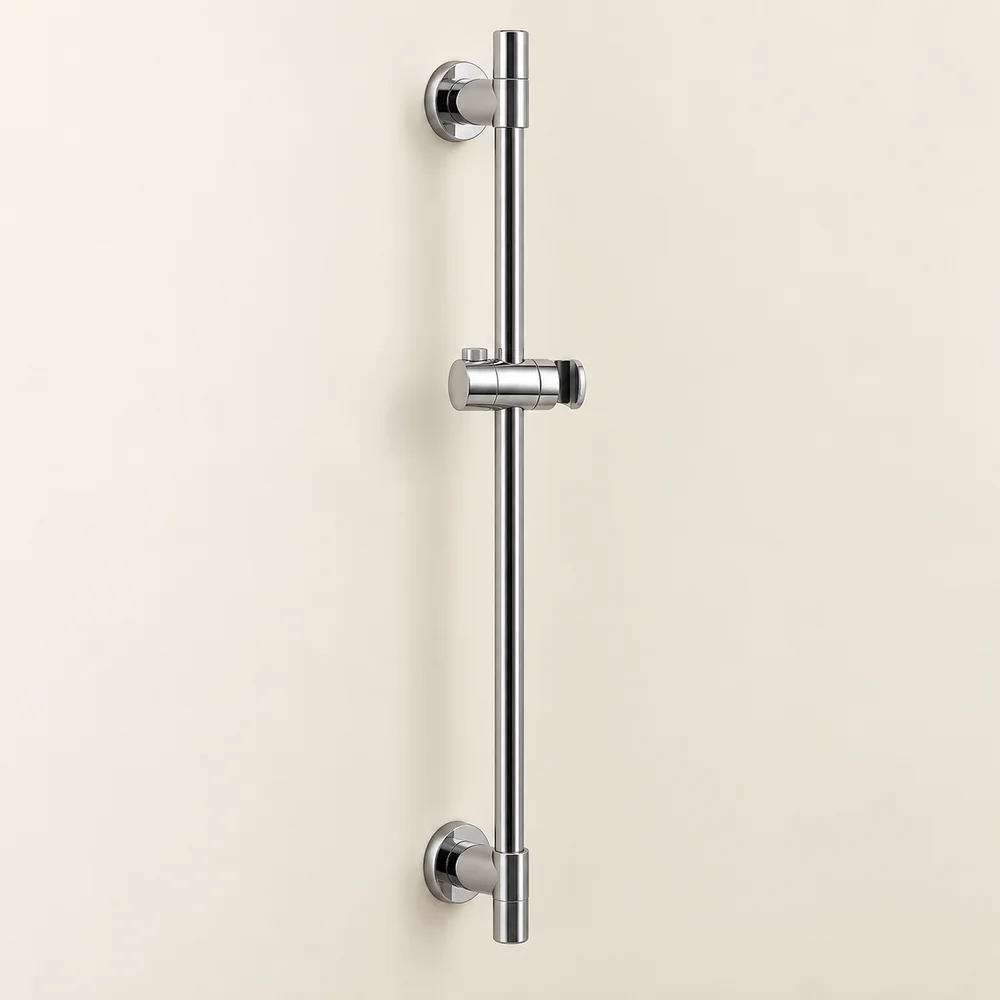 Adjustable shower slide rail
