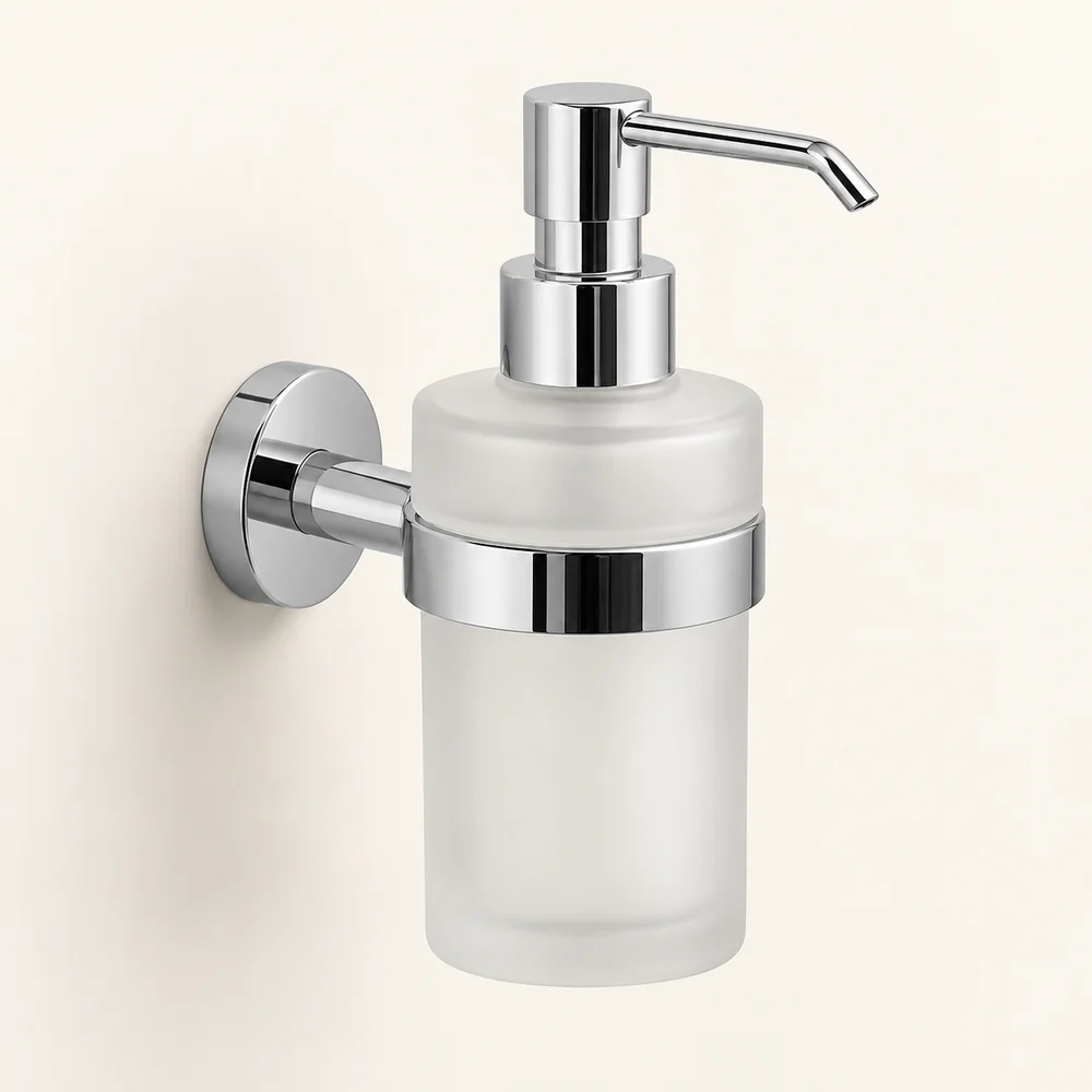 Wall-mounted soap dispenser