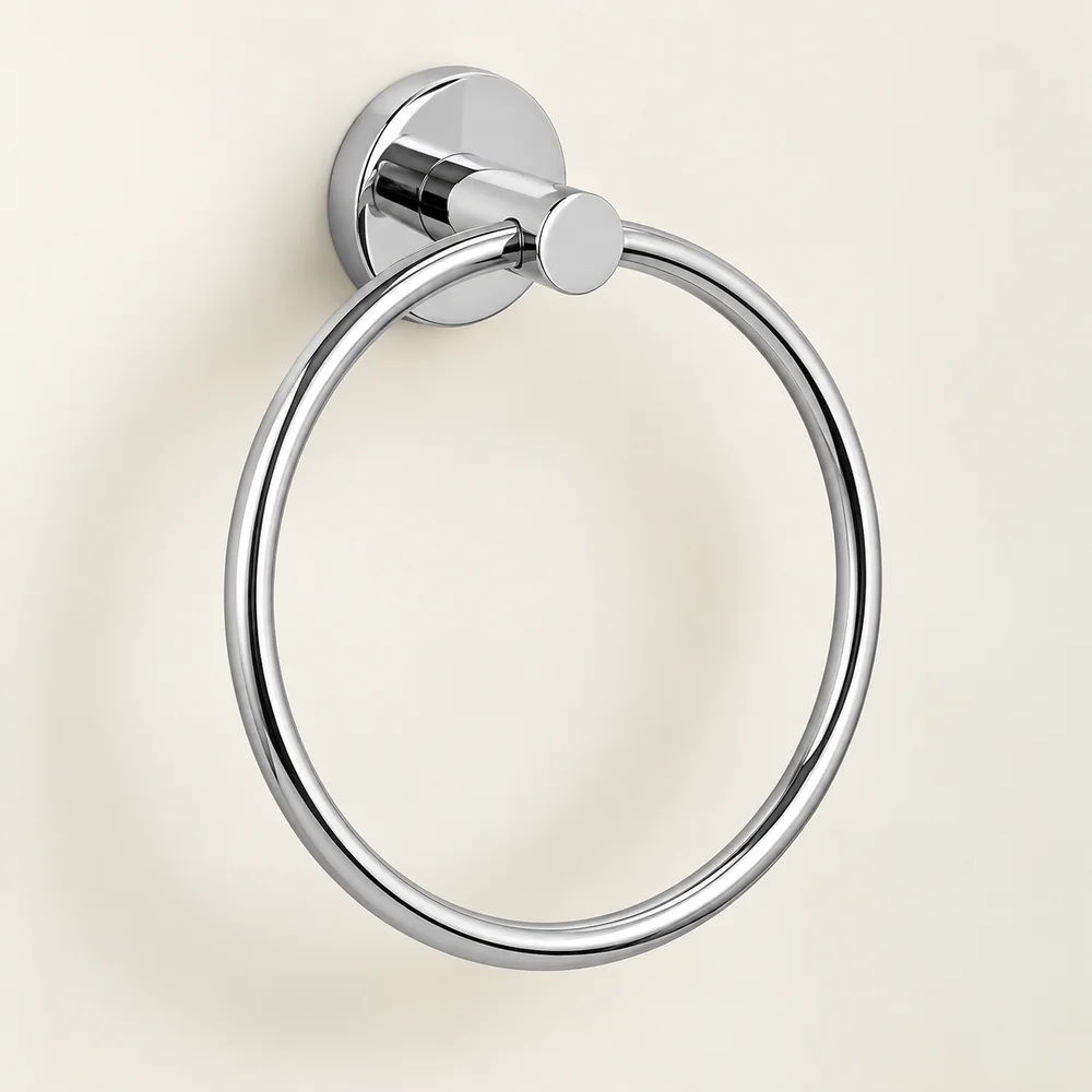 Bathroom towel ring