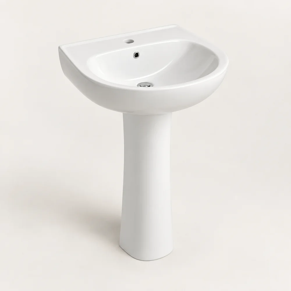 Pedestal wash hand basin