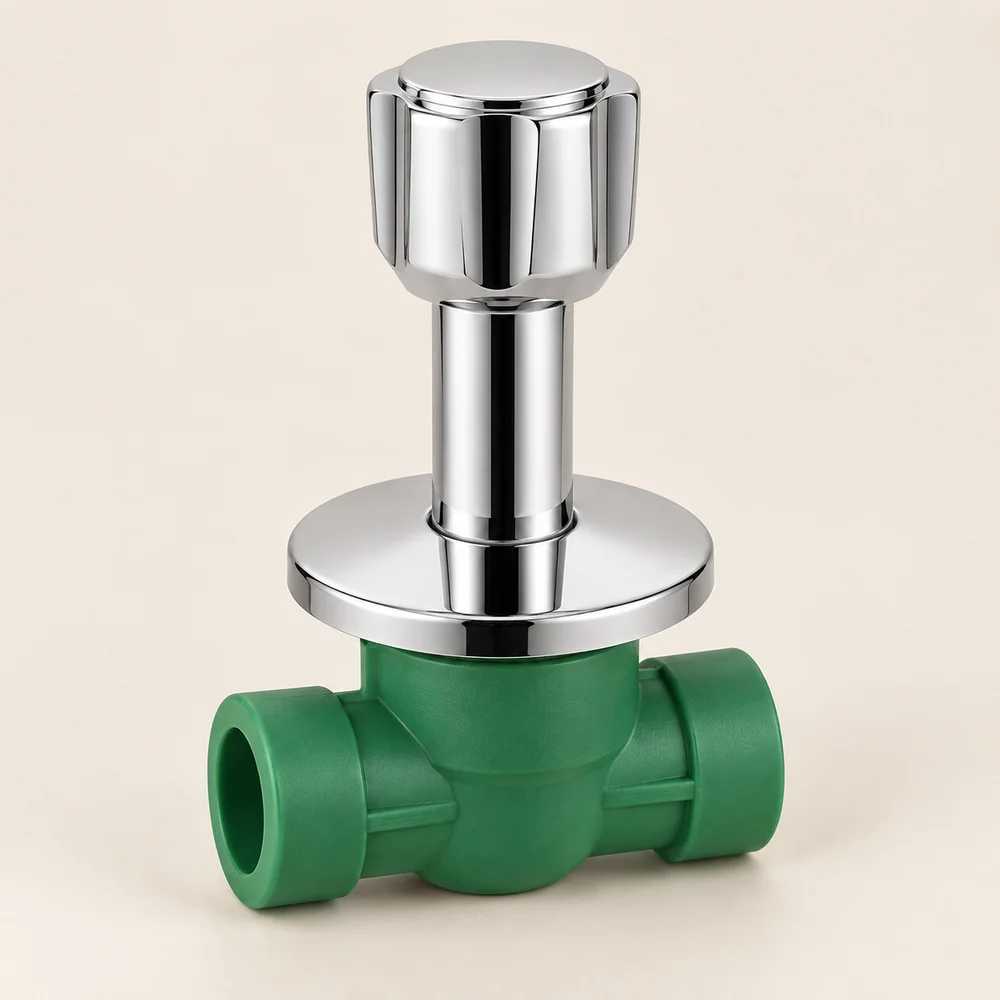 PPR concealed stop valve
