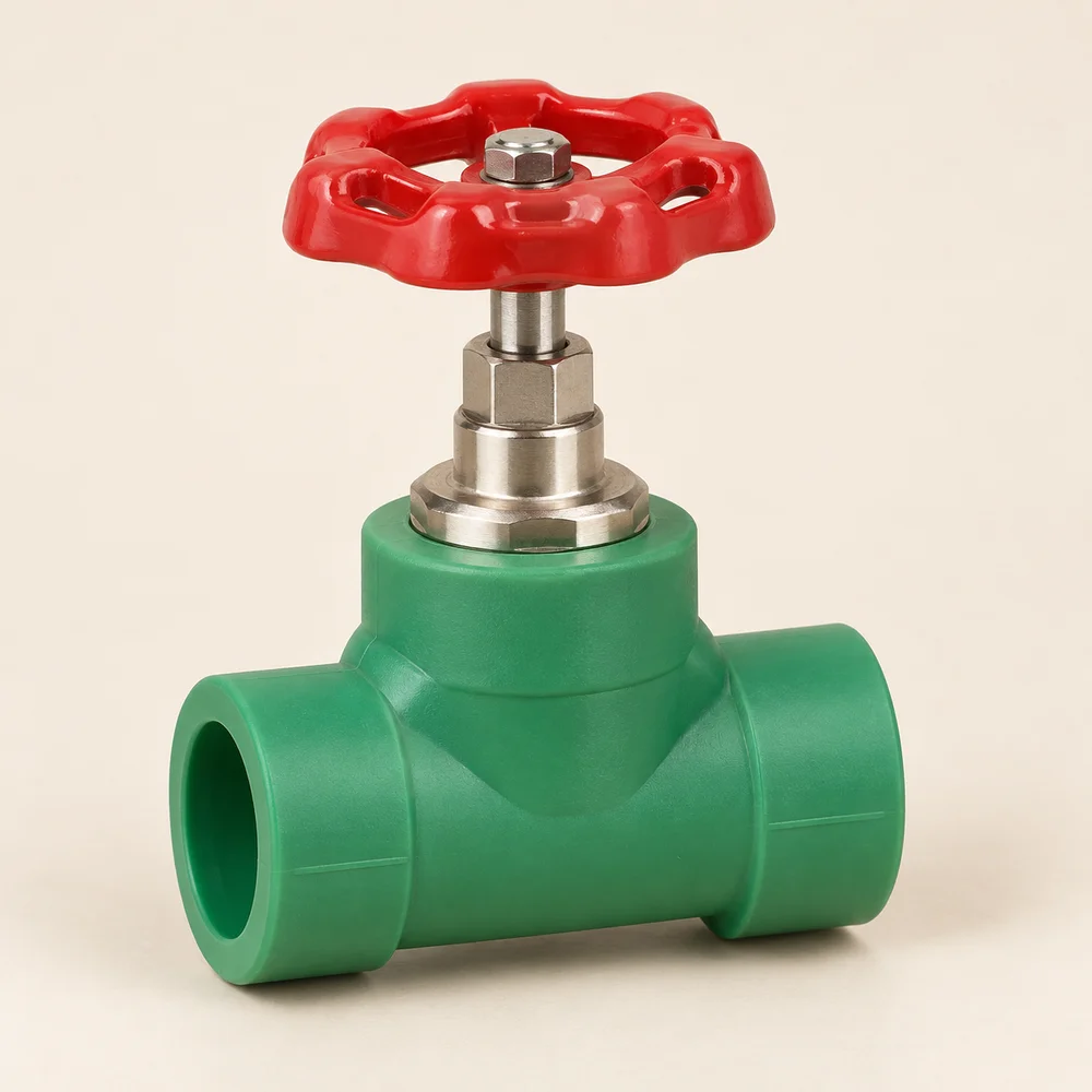 PPR wheel-head stop valve