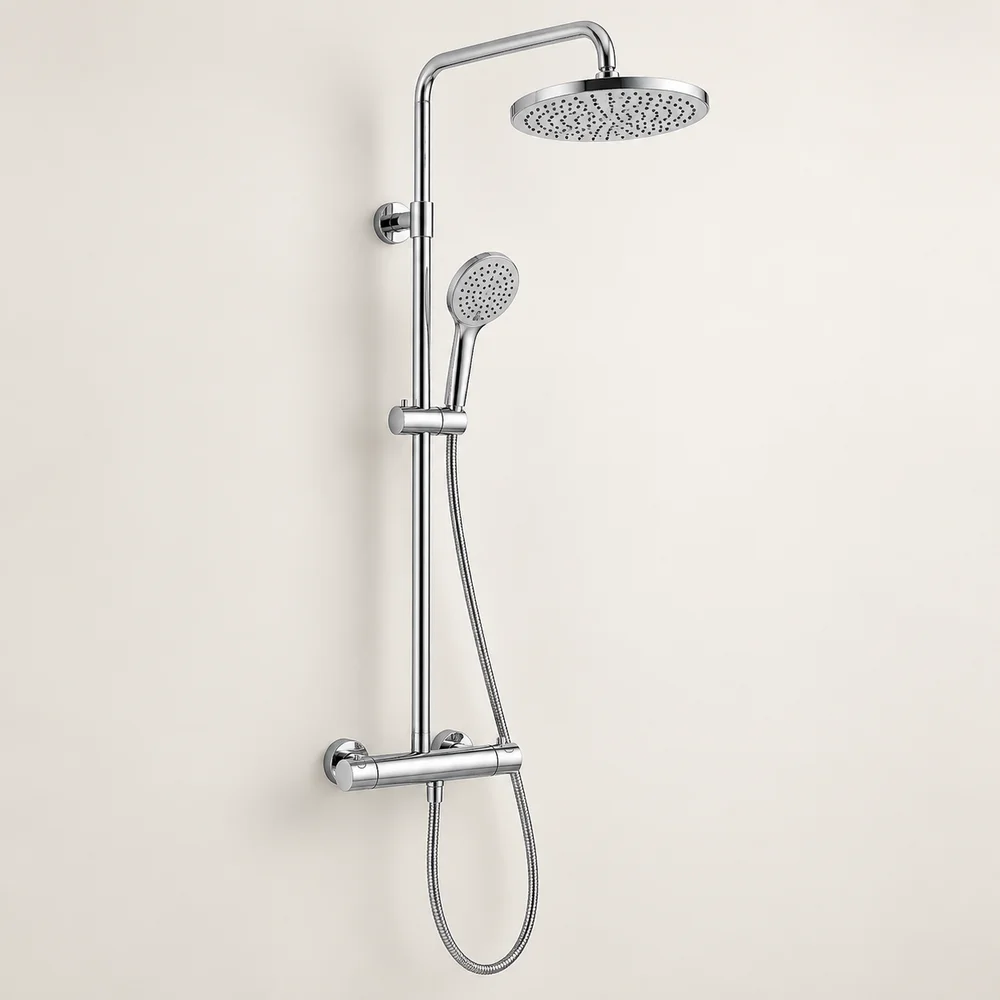 Overhead shower set