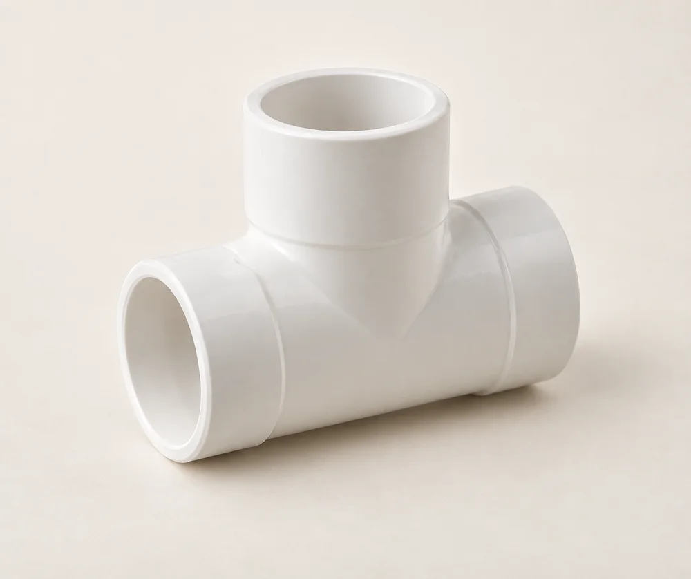 PVC tee connector